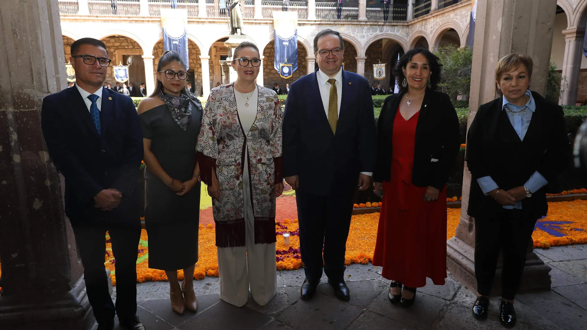 Rector de la UNAM y rectora de la UMSNH